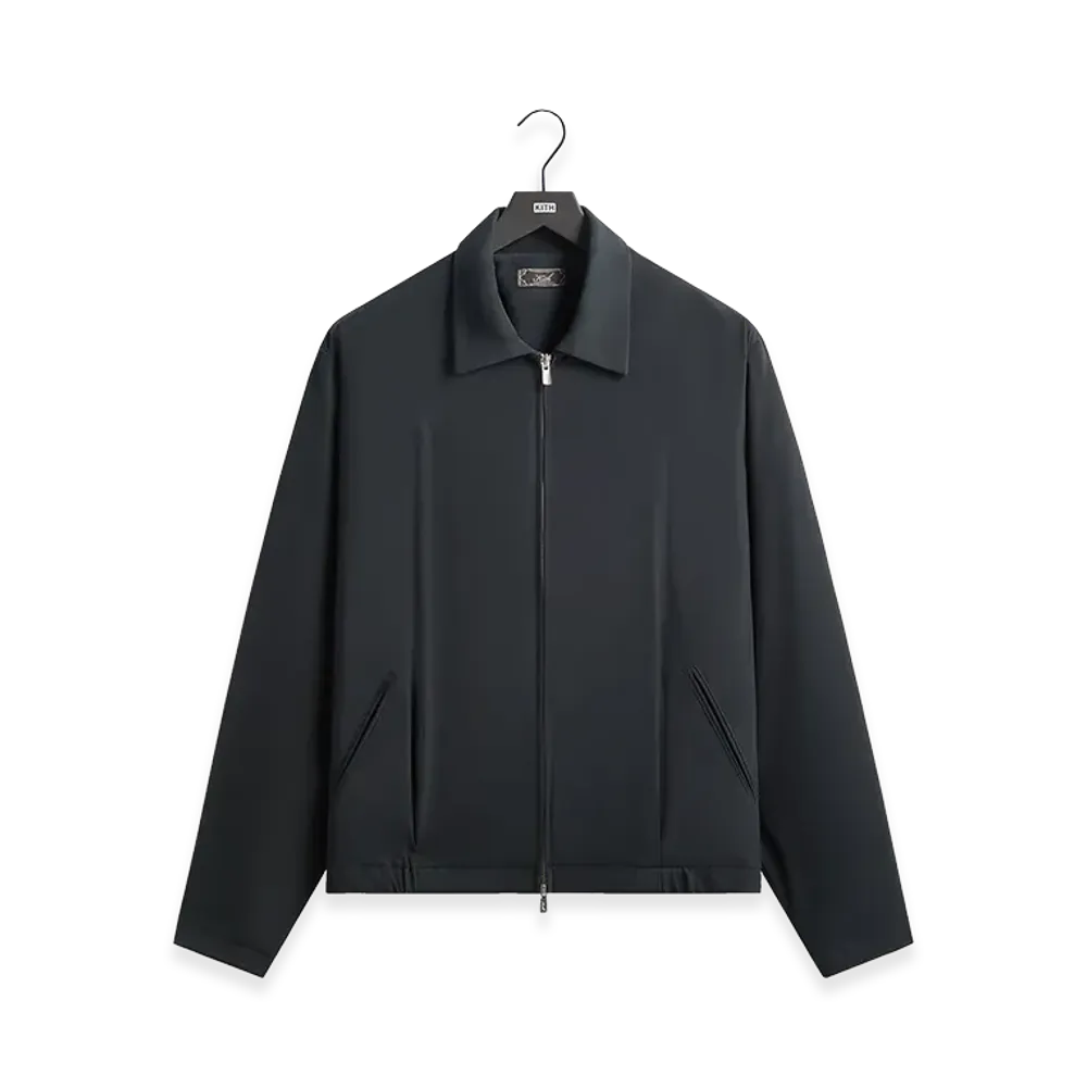 Kith Drape Twill Connor Blouson Jacket 2.0 "Black"