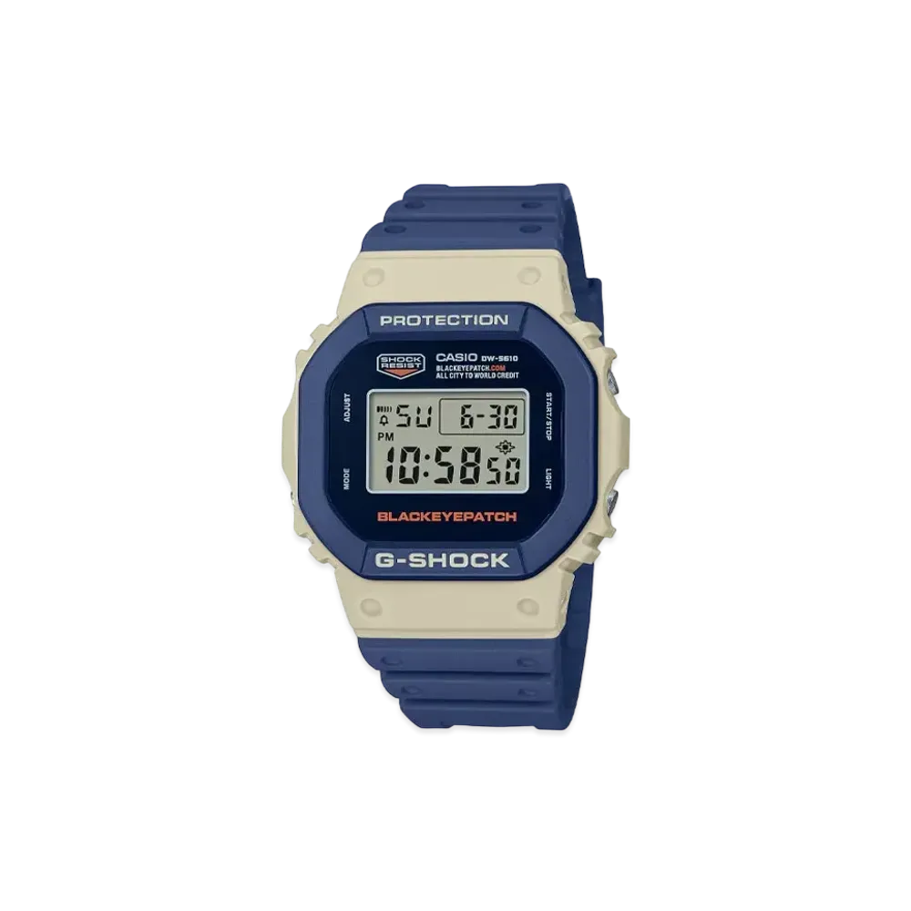 Casio G-Shock x BlackEyePatch 5600 Series DW-5610BEP-2JR "Navy"
