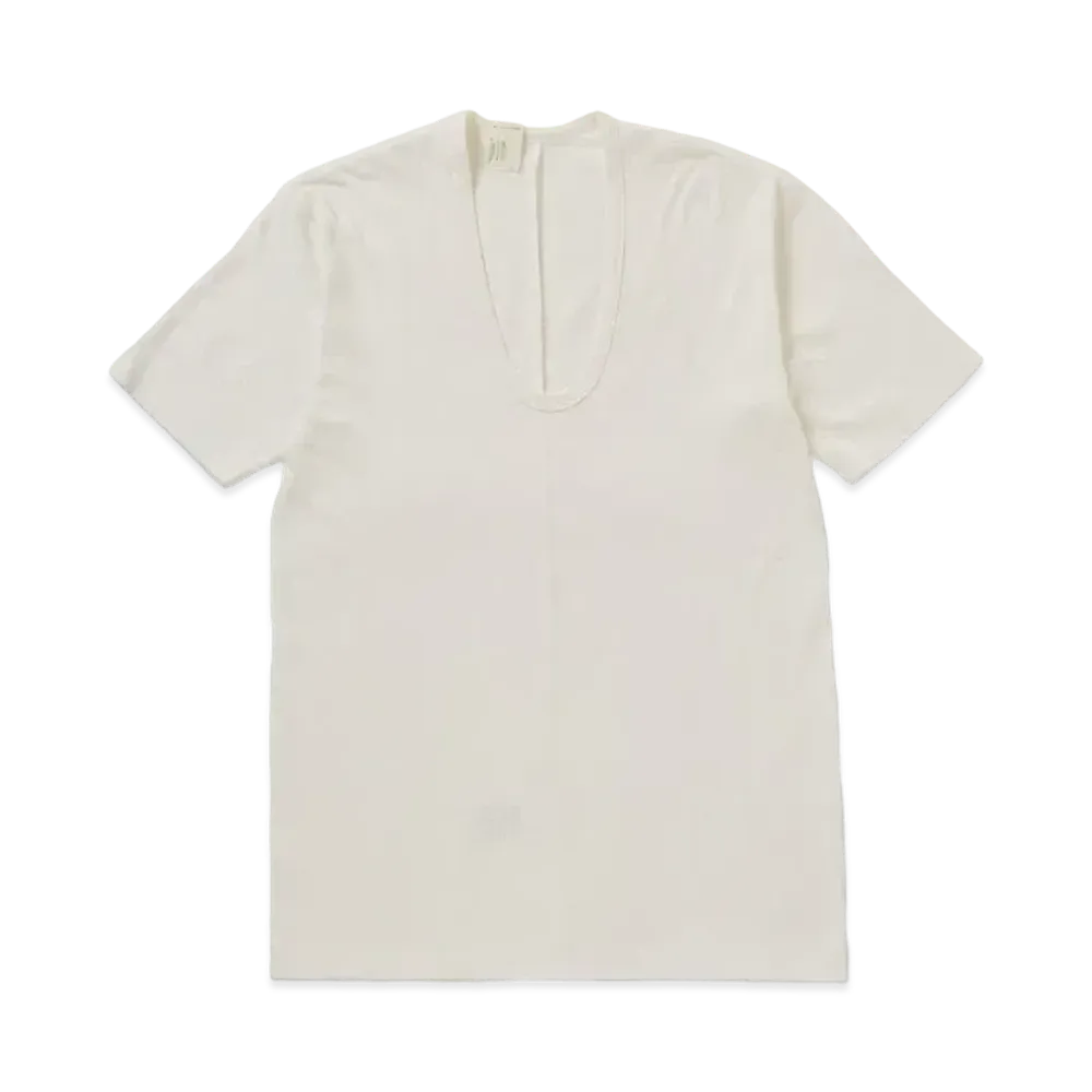 N.HOOLYWOOD Scoop Neck T-Shirt "White"