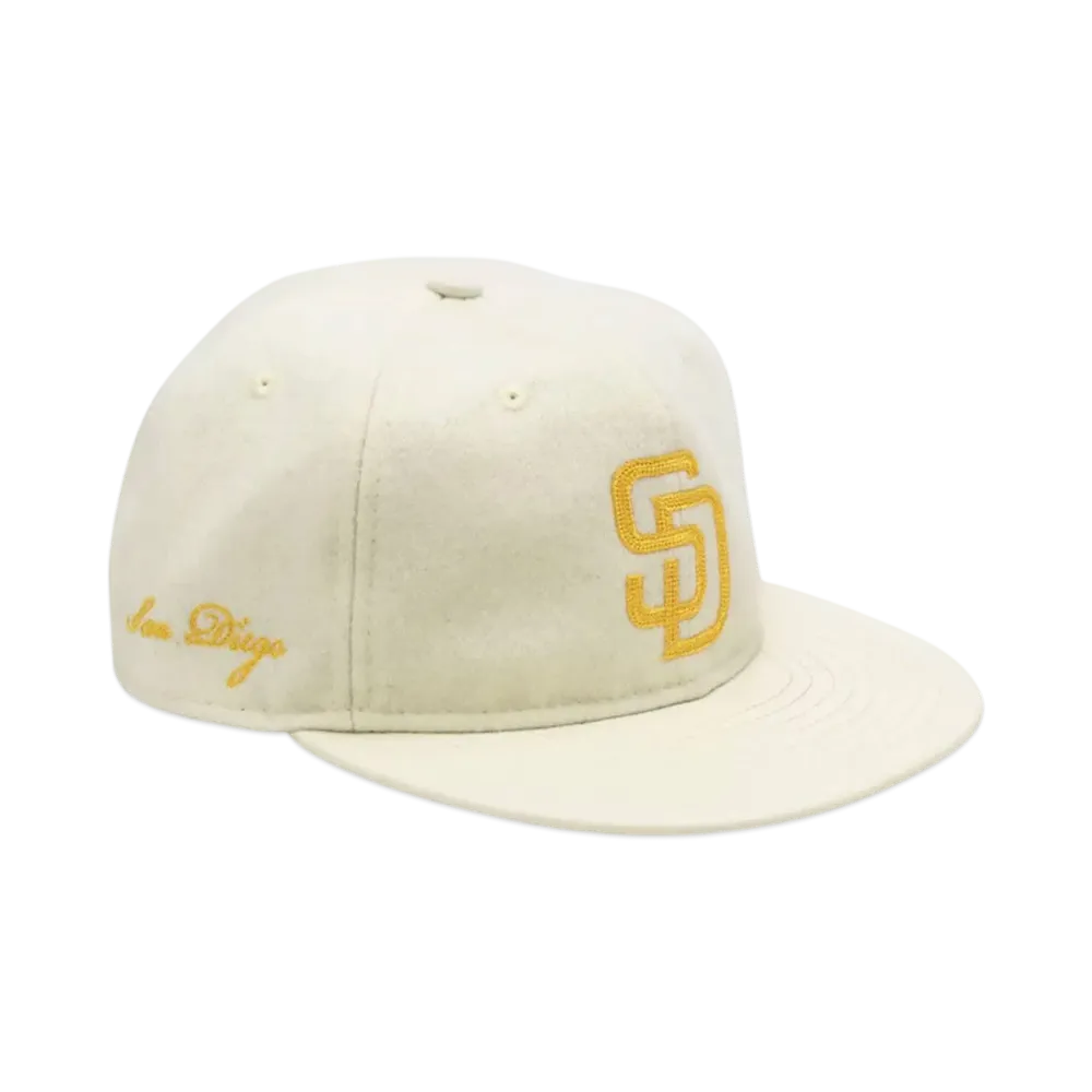 NEW ERA x THE CAP RC 59Fifty 'THE VINTAGE 2.0' San Diego Padres "White"