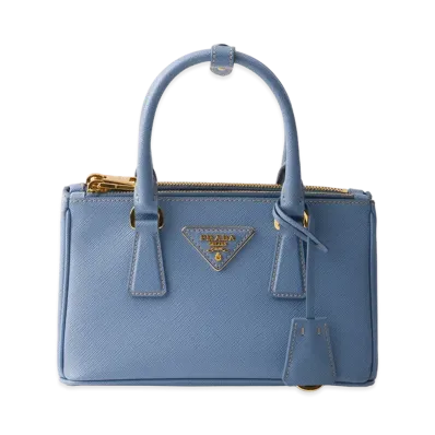 PRADA Saffiano Leather Mini Bag "Aviation Blue"