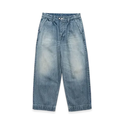 Graphpaper x N.HOOLYWOOD Two Tuck Tapered Pants "Blue"