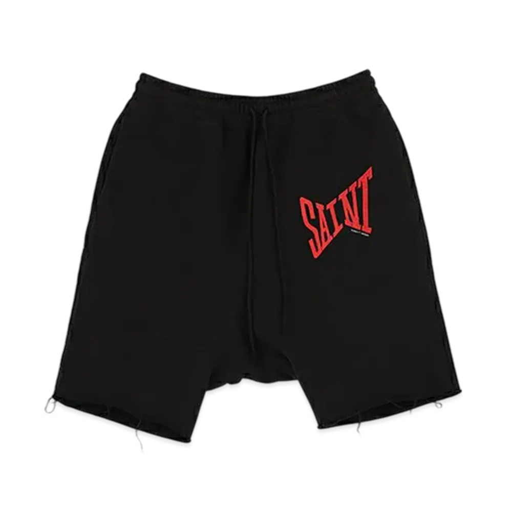 Saint Mxxxxxx Saint Logo Short Pants "Black"