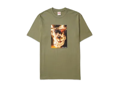 Supreme x Spitfire Flag Tee "Light Olive"