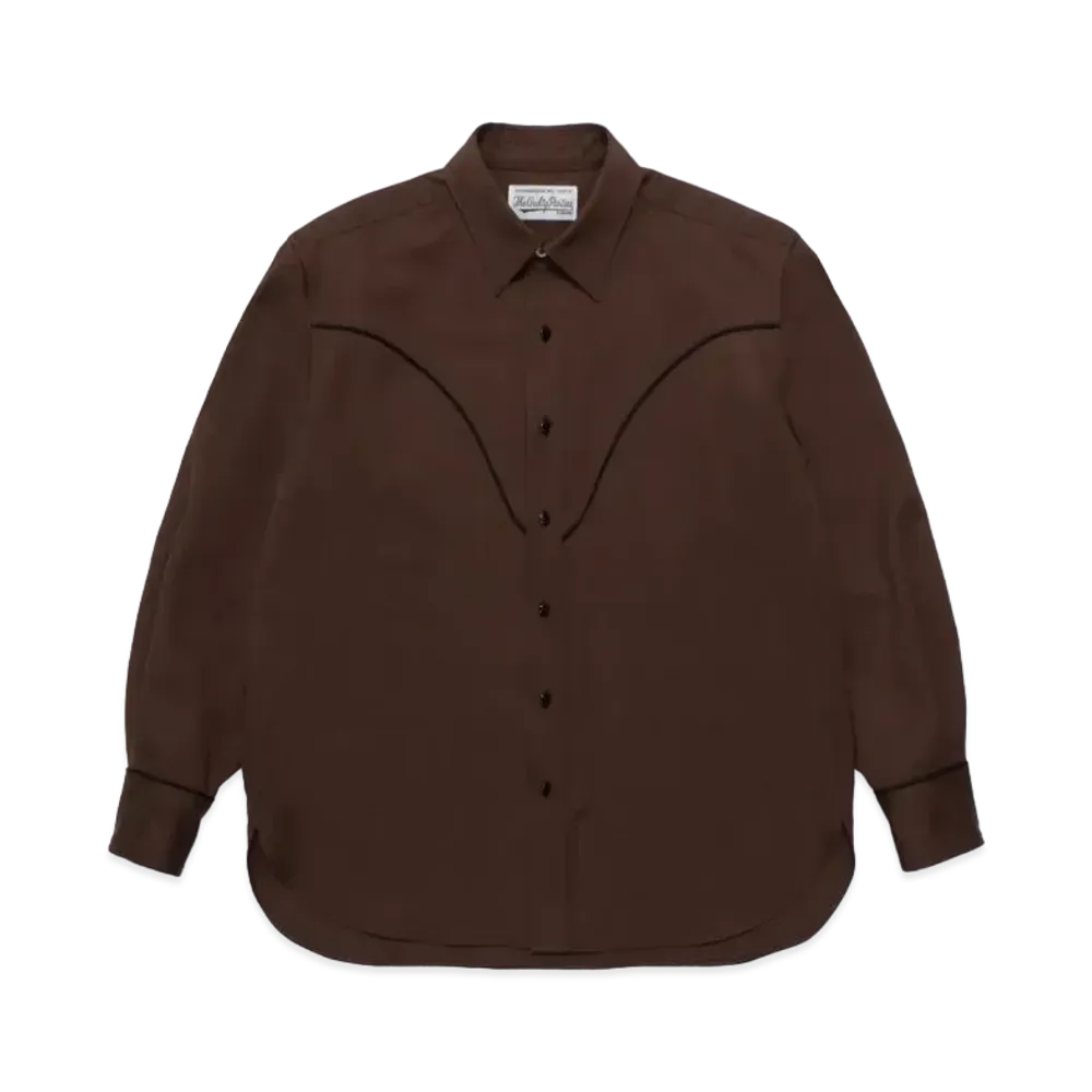 WACKO MARIA WESTERN SHIRT "Brown"