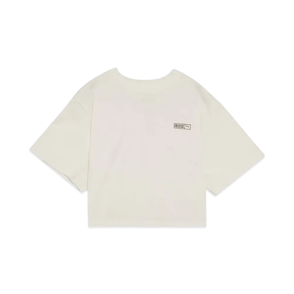 PUMA x BLACKPINK ROSE Relaxed Short Sleeve T-Shirt "Warm White"