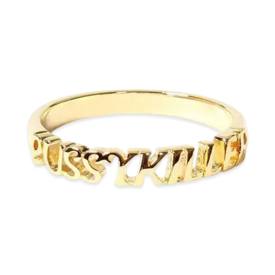 WACKO MARIA Pussykiller Ring "Gold"