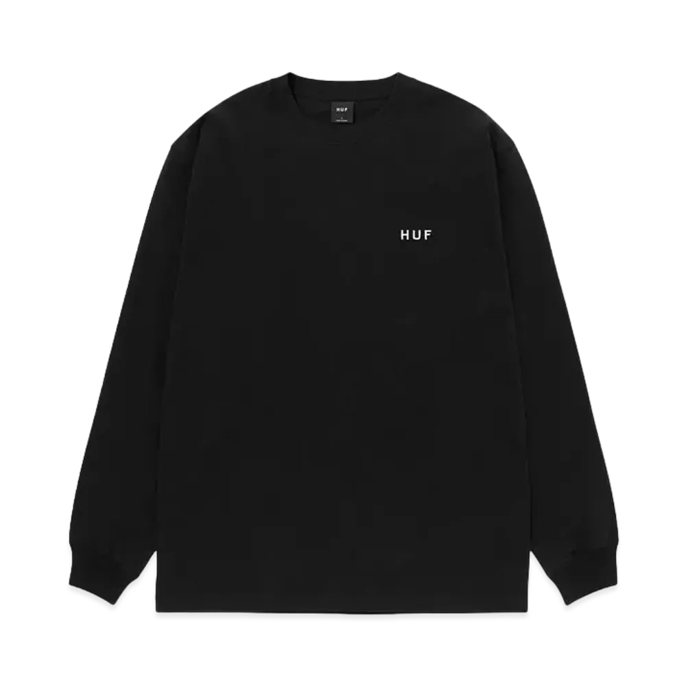 HUF OG Logo Long Sleeve Tee "Black"