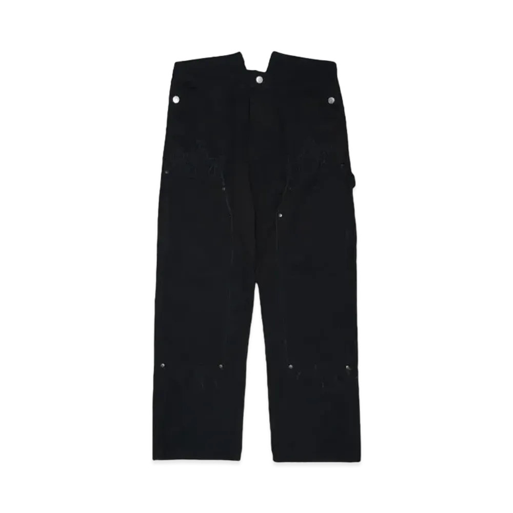 MAYO Fire double knee Pants "BLACK"