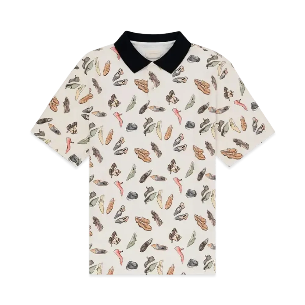 Aime Leon Dore Printed Pique Polo "Multi"