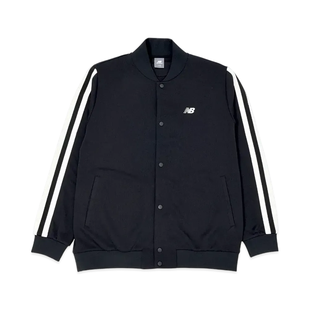 New Balance Snap Button Jersey Jacket "Black"