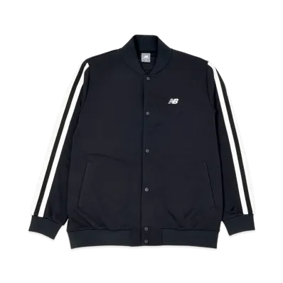 New Balance Snap Button Jersey Jacket "Black"
