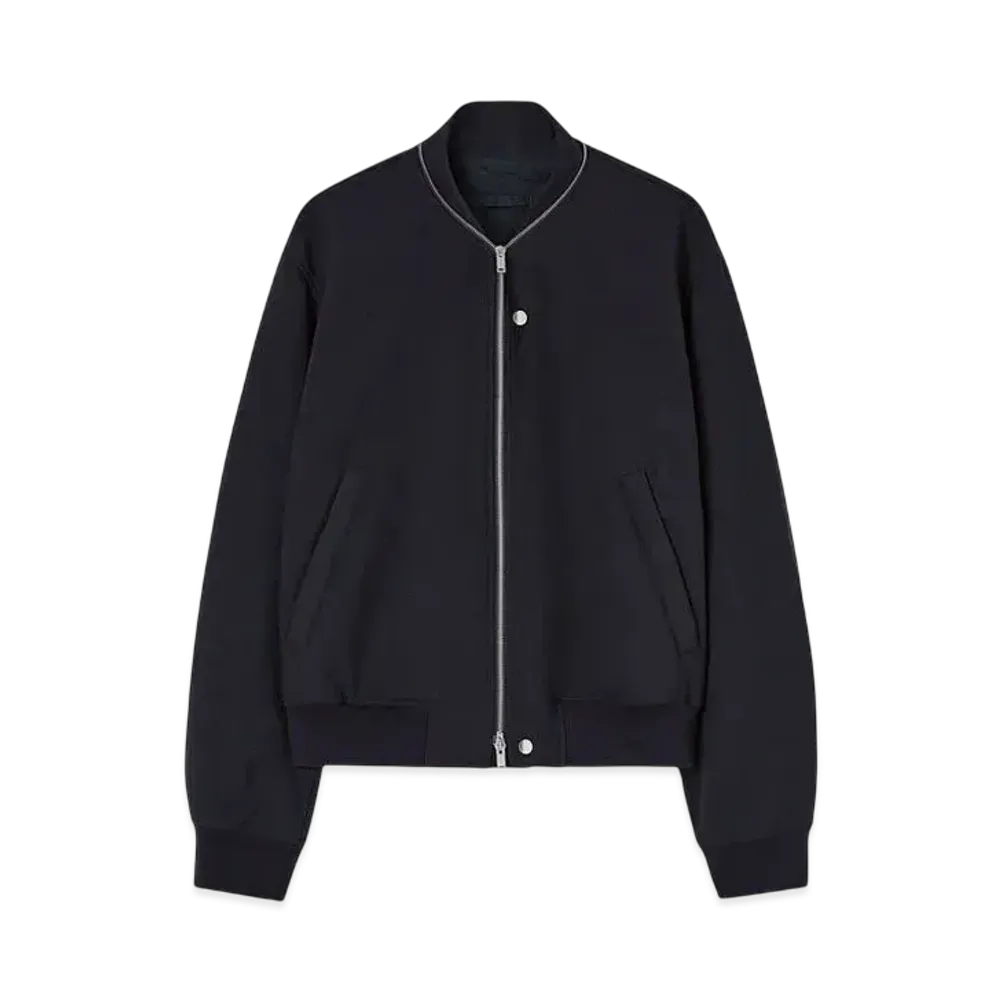 Jil Sander Men's Techno Serge Bomber Jacket "Navy"