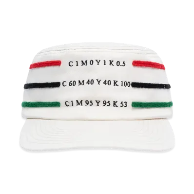DENIM TEARS Thomas / Orito CMYK RGB Painter Hat "Beige"