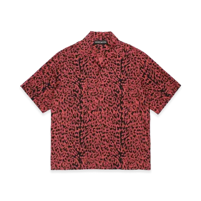 WACKO MARIA Leopard Hawaiian Shirt "Red"