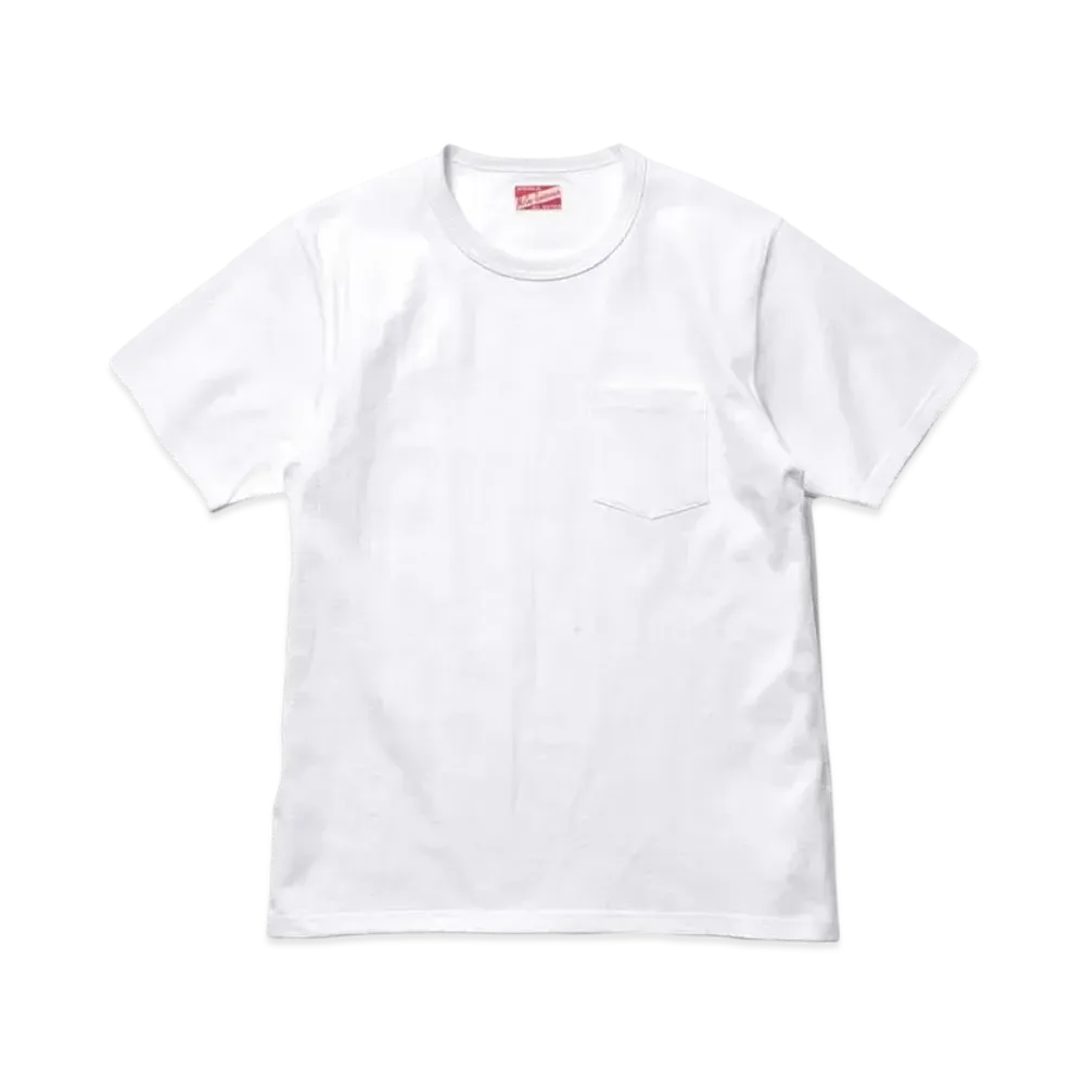 THE REAL McCOY'S Pocket Tee "White"
