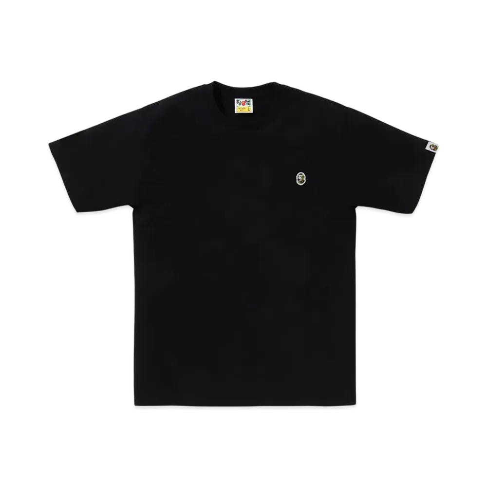 A BATHING APE Abc Camo One Point Tee "Black/Green"