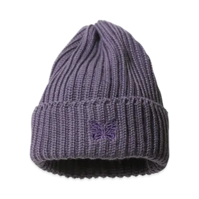 NEEDLES Watch Cap - Merino Wool "Purple"