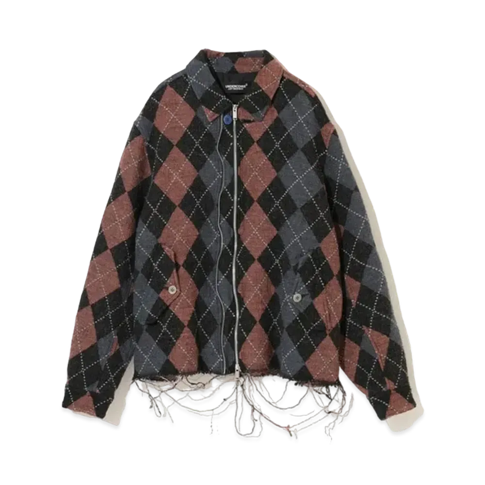 UNDERCOVER Wool Double Zip Blouson "Black Base"