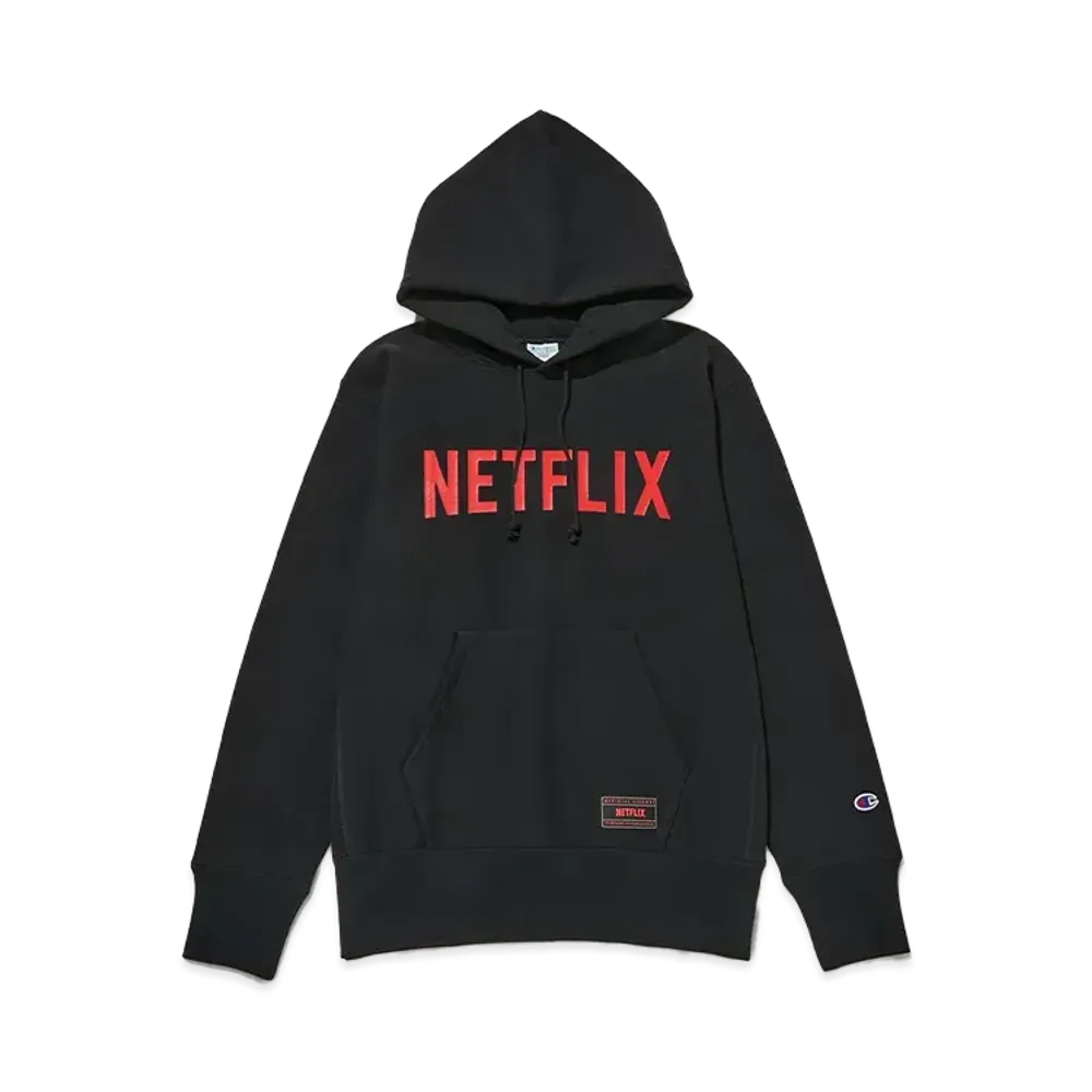 Netflix x V.A. x Champion Sweat Hoodie 014 "Black"