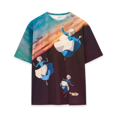 LOEWE x Howl's Moving Castle Sophie T-Shirt in Cotton "Multicolor"
