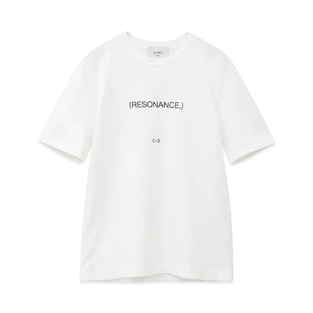 CLANE x Suzu Hirose Message T-Shirt "White"