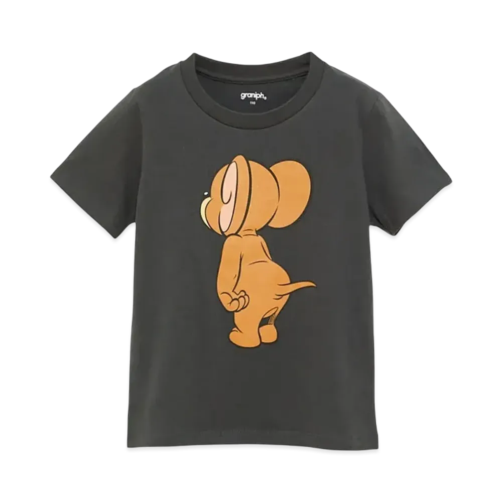 graniph x Tom and Jerry Back Of Jerry Kids T-Shirts "Sumikuro"