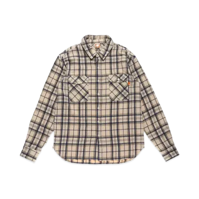 UNDEFEATED FLANNEL SHIRT "White"