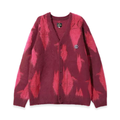 NEEDLES x Sasquatchfabrix. Mohair Knit "Origami Crane "Red"