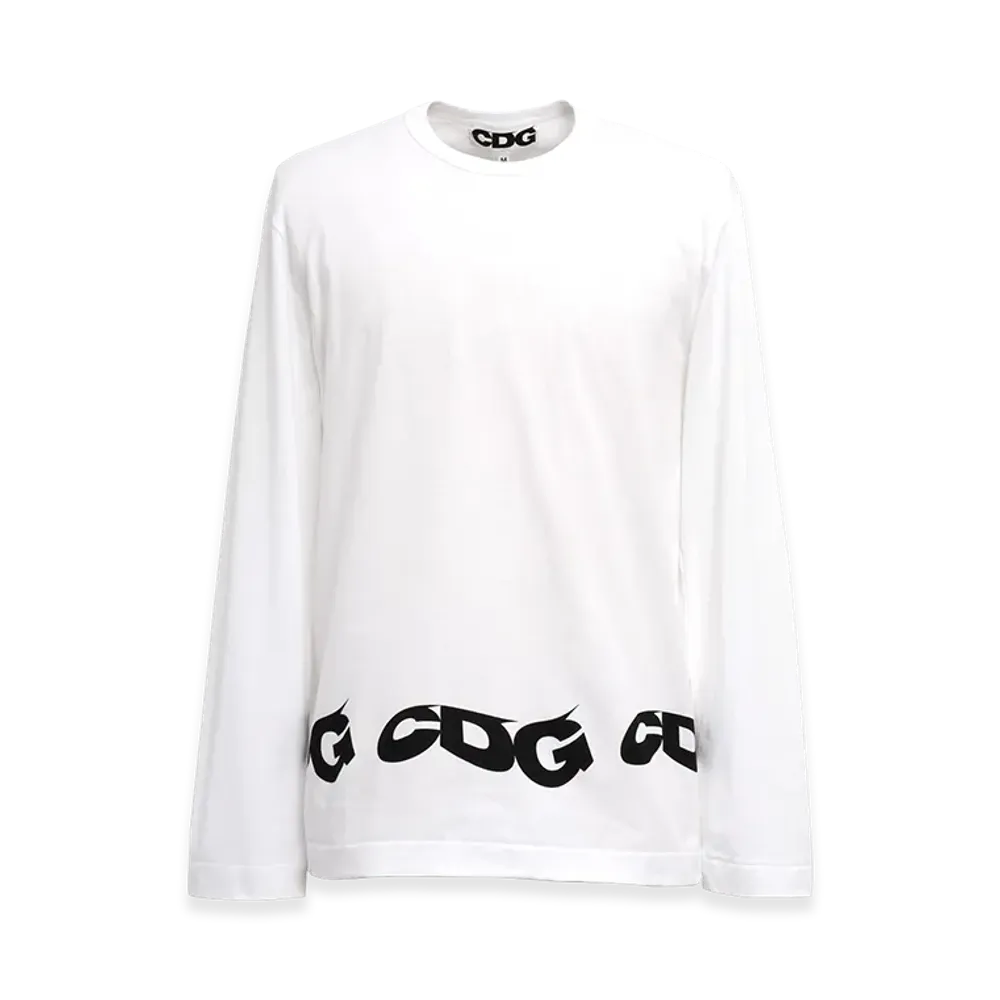 COMME des GARCONS CDG Classic Long Sleeved T-Shirt 5 "White"