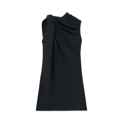 Alexander McQUEEN Knot Detail Mini Dress "Black"