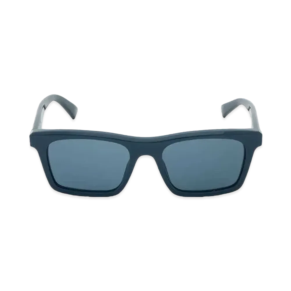 Alexander McQUEEN Logo Rectangular Sunglasses "Blue"