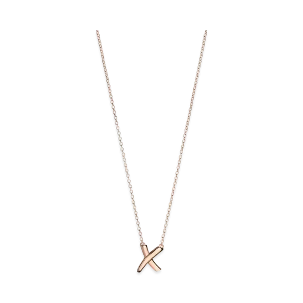 Tiffany & Co. Paloma Picasso Graffiti X Pendant 18K "Rose Gold"