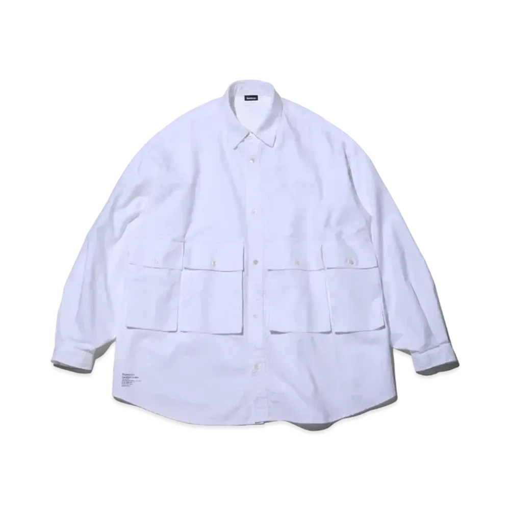 Freshservice Oxford Flap Pocket L/S Shirt "White"