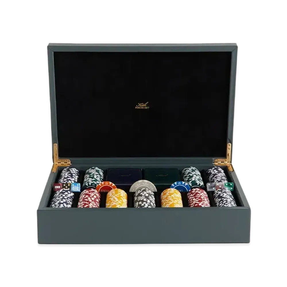 Kith Kithmas Monogram Jacquard Poker Set "Machine"