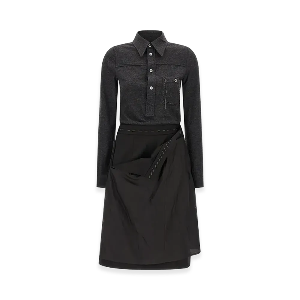 Maison Margiela Women's Shirt Dress "Gray"