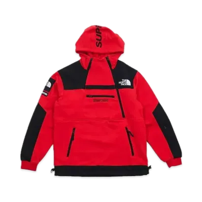 Supreme x The North Face Steep Tech Hooded Sweatshirt "Red"