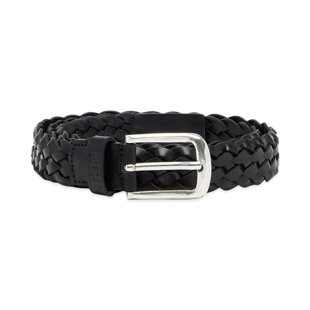 Diesel B-Flag-D Braided Mesh Belt "Black"