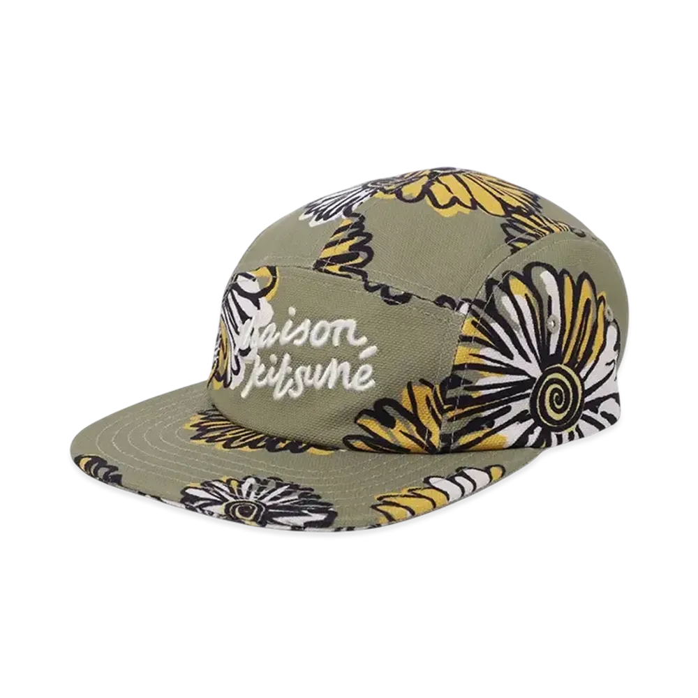 Maison Kitsune Floating Flower 5P Cap "Canvas"