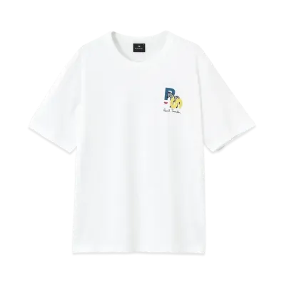 Paul Smith Ps Zebra Tee "White"