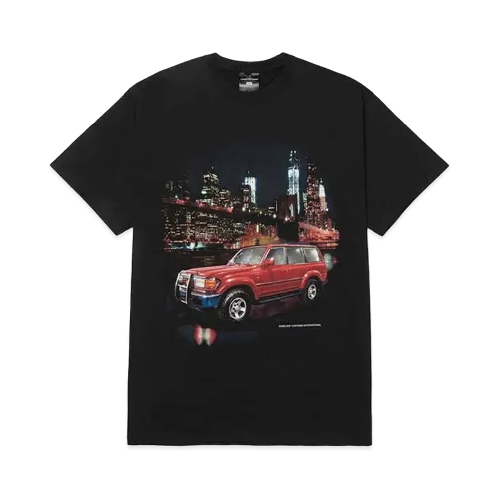 HUF x TOYOTA LAND CRUISER Big Poppa J8 Tee "Black"