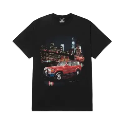 HUF x TOYOTA LAND CRUISER Big Poppa J8 Tee "Black"
