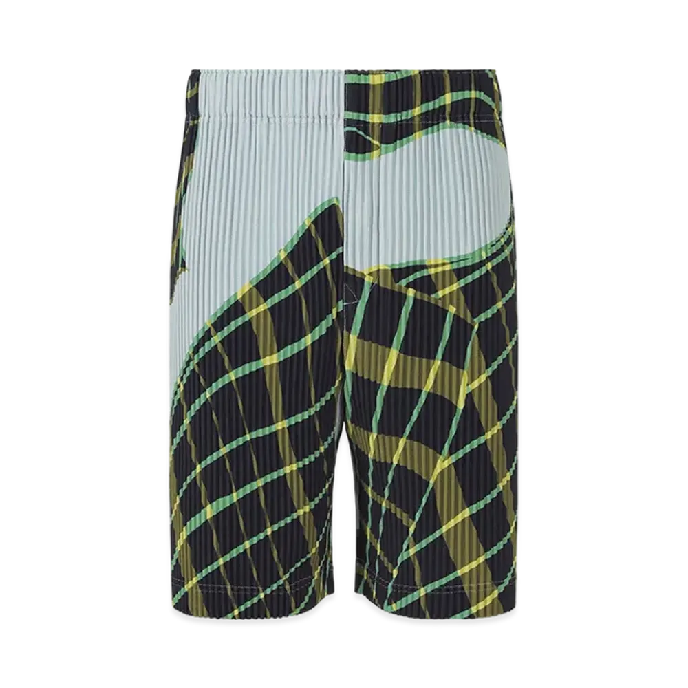HOMME PLISSE ISSEY MIYAKE Windswept Plaid "Blue Gray"