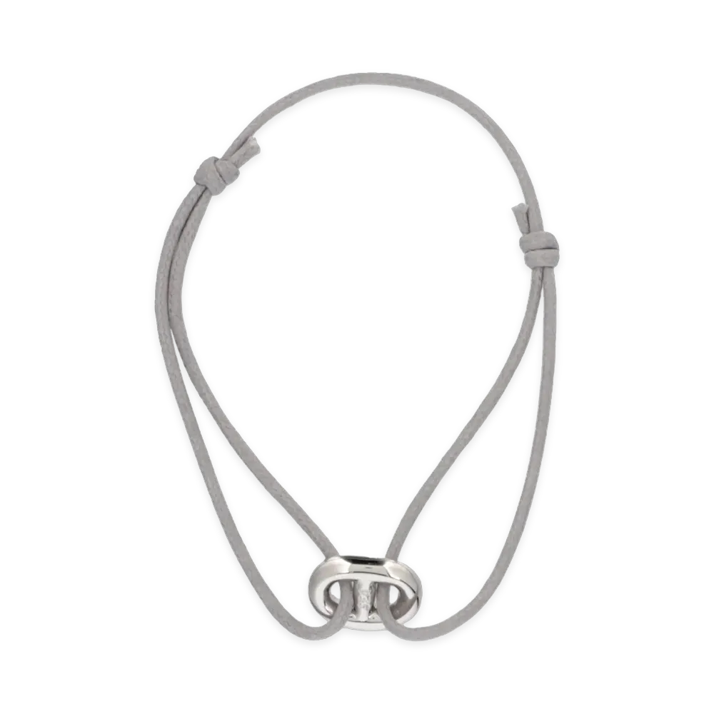 WIND AND SEA x IVXLCDM Mariner Cord Bracelet "Light Gray Silver"