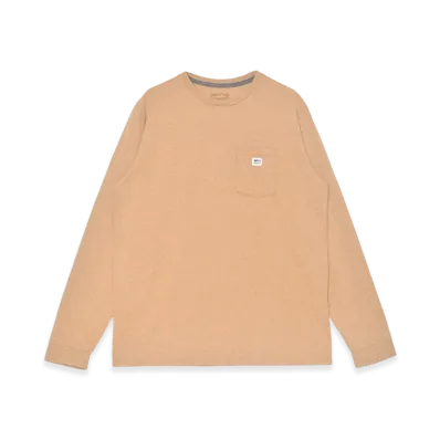 Patagonia Long-Sleeved Shop Sticker Pocket Responsibili T-Shirt "Talon Gold"