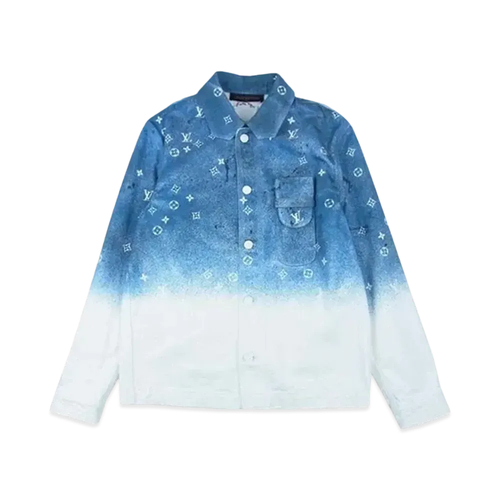 Louis Vuitton Monogram Gradation Long Shirt "Blue/Blanc"