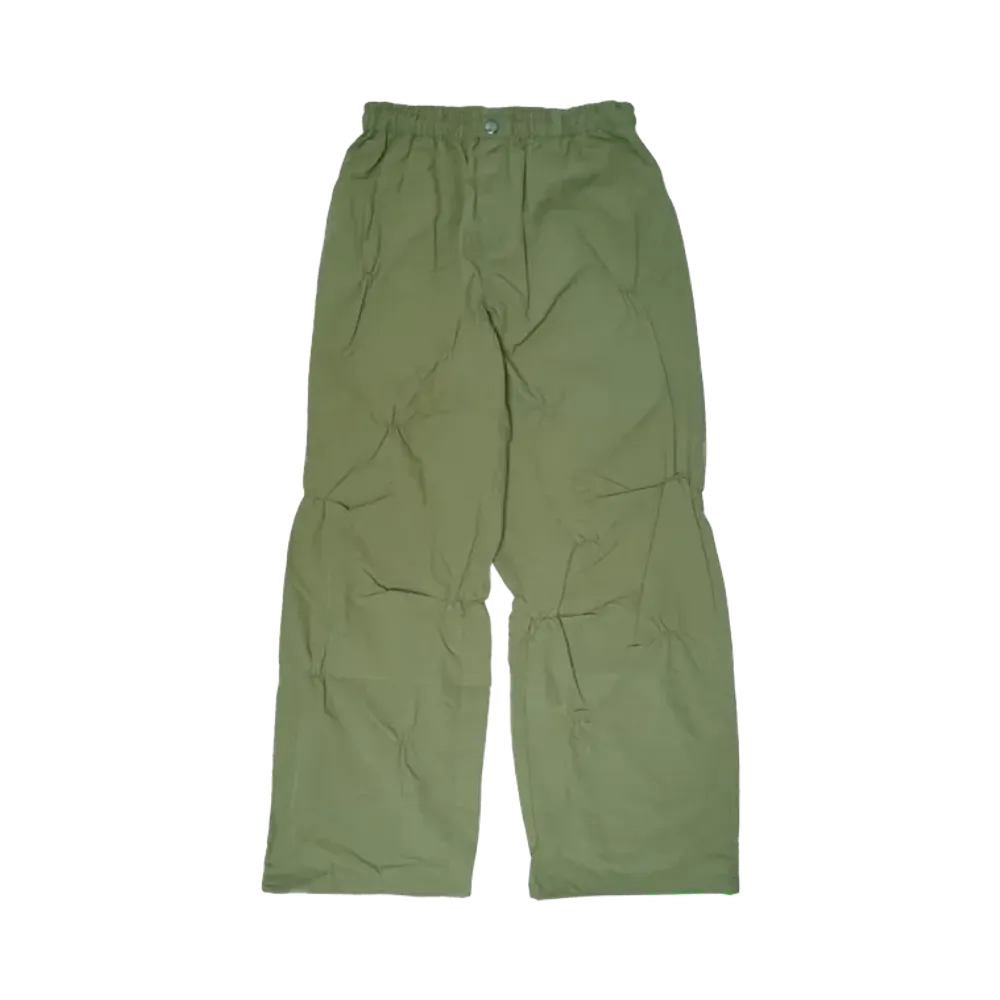 HTH gathered pants "KHAKI"