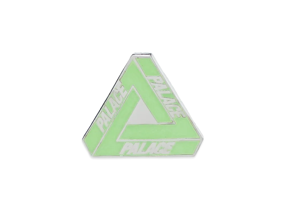 PALACE Tri-Ferg Glow Pin Badge "Green"