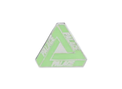 PALACE Tri-Ferg Glow Pin Badge "Green"