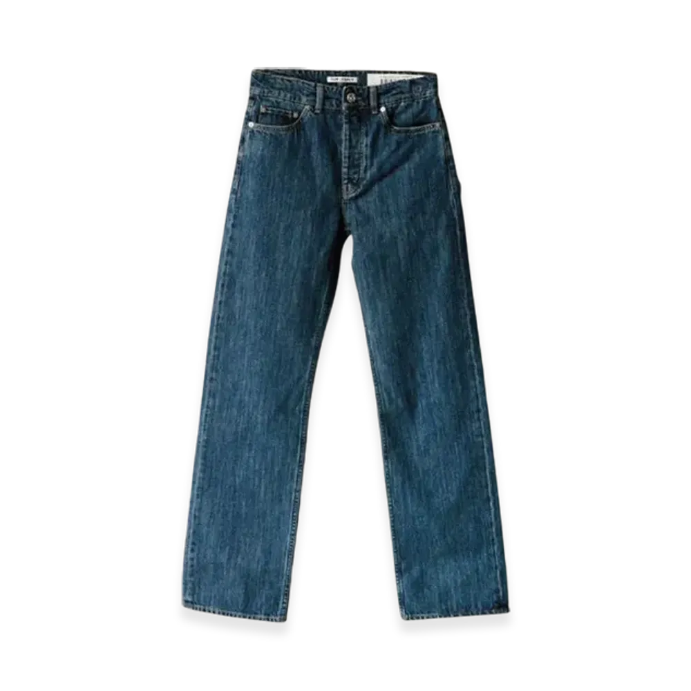 OUR LEGACY Women's Linear Cut "Blue Nep Rinse Wash"